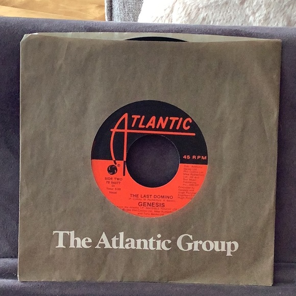 3/$20 Genesis “Invisible Touch” vintage vinyl 45rpm record - Picture 2 of 4